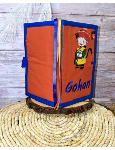 Protège carnet de santé personnalisé BRODÉ - COLLECTION DRAGON BALL Z