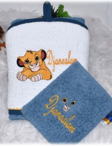 Cape de bain personnalisée SIMBA