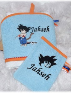 Cape de bain personnalisée DBZ