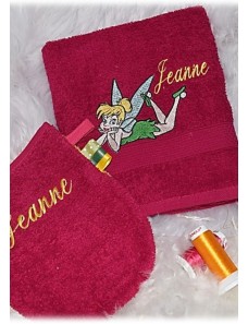 Serviette de douche ou de toilette FEE CLOCHETTE