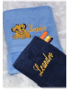 Serviette de douche ou de toilette SIMBA