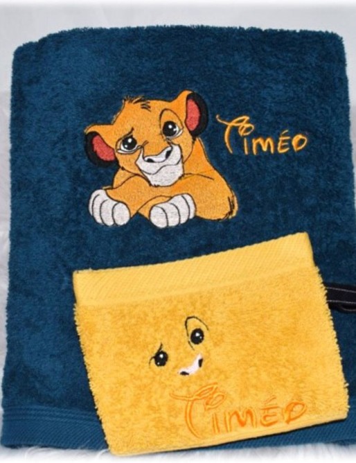 Serviette de douche ou de toilette SIMBA