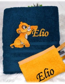 Serviette de douche ou de toilette SIMBA