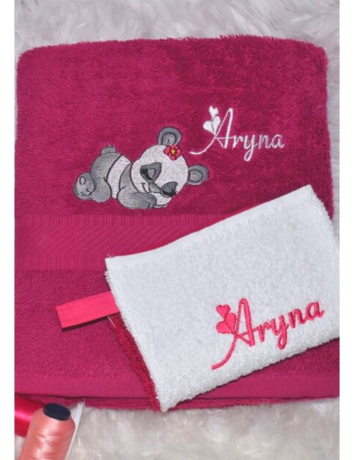 Serviette de douche ou de toilette PANDA