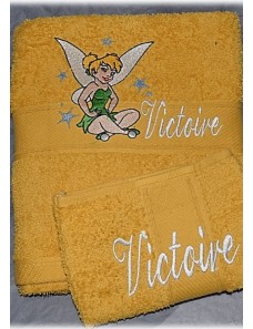 Serviette de douche ou de toilette FEE CLOCHETTE