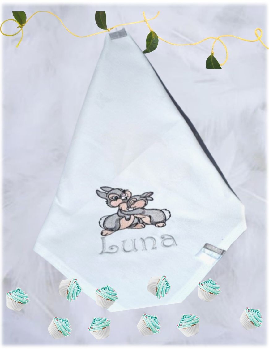 Serviette de table personnalisée LAPINOU