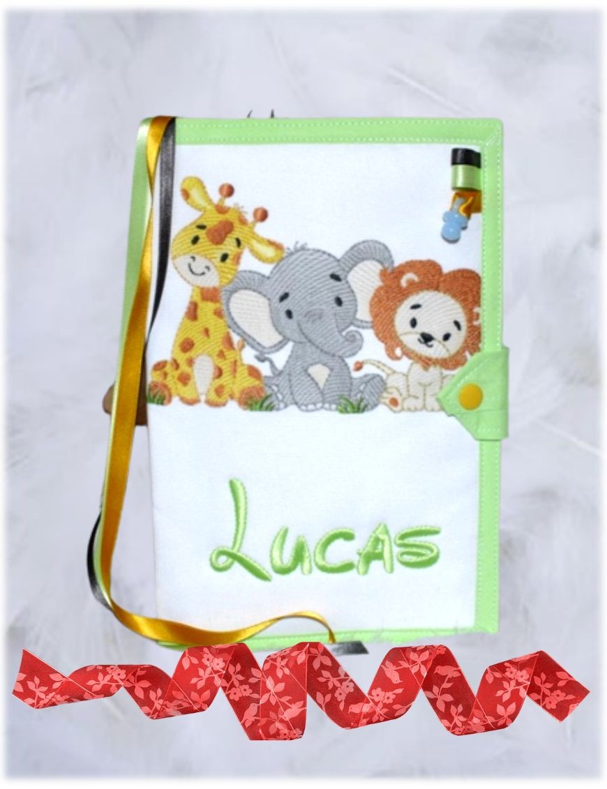 Pochette En Feutre Pour Carnet De Santé Bébé – Personnalisée – Range Documents échographie – Organisateur Maman
