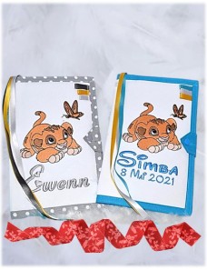 Protège carnet de santé personnalisé SIMBA