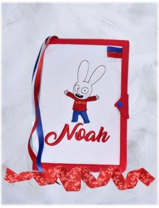 Protège carnet de santé personnalisé P'TIT GARS LAPIN