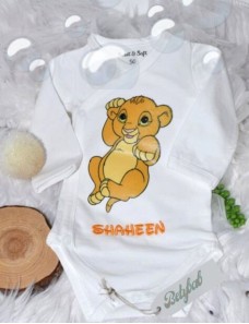 Body bébé personnalisé – Cadeau naissance original SIMBA