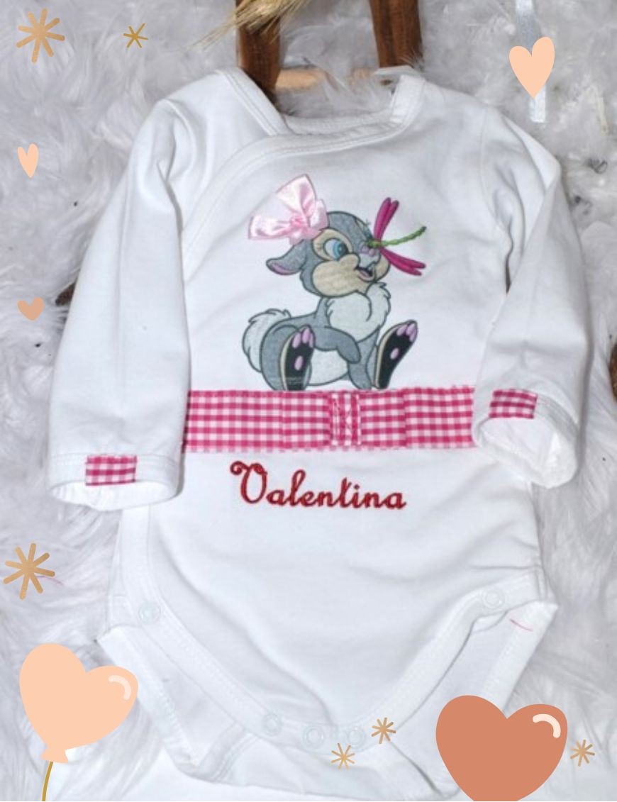 Body bébé personnalisé avec prénom et motif original