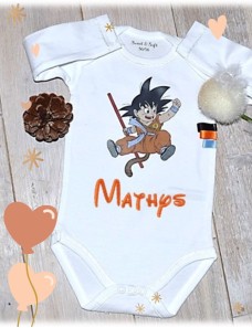 Body bébé personnalisé DBZ