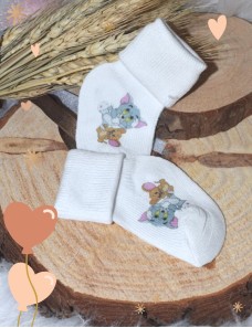 Chaussettes bébé personnalisé TOM ET JERRY