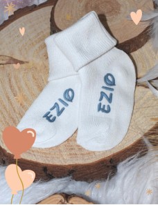 Chaussettes bébé personnalisé Lionceau