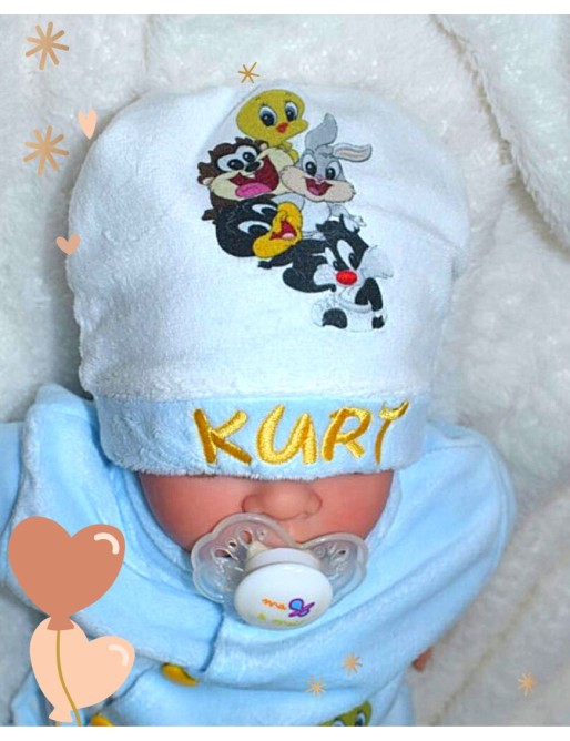 Bonnet bébé personnalisé LOONEY TUNES