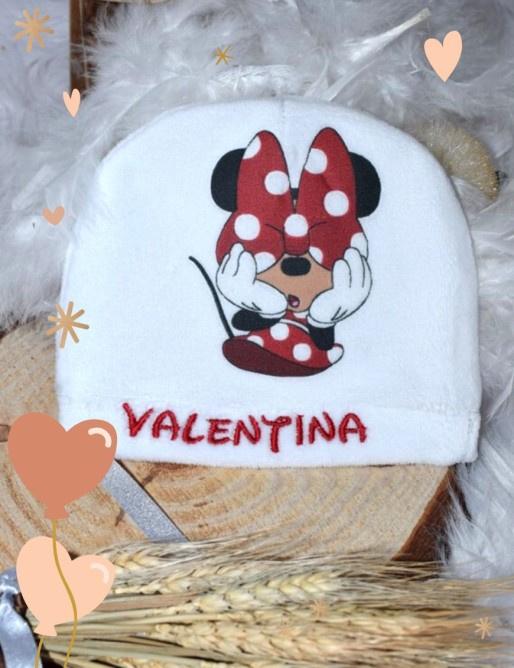 Bonnet bébé personnalisé MINNIE