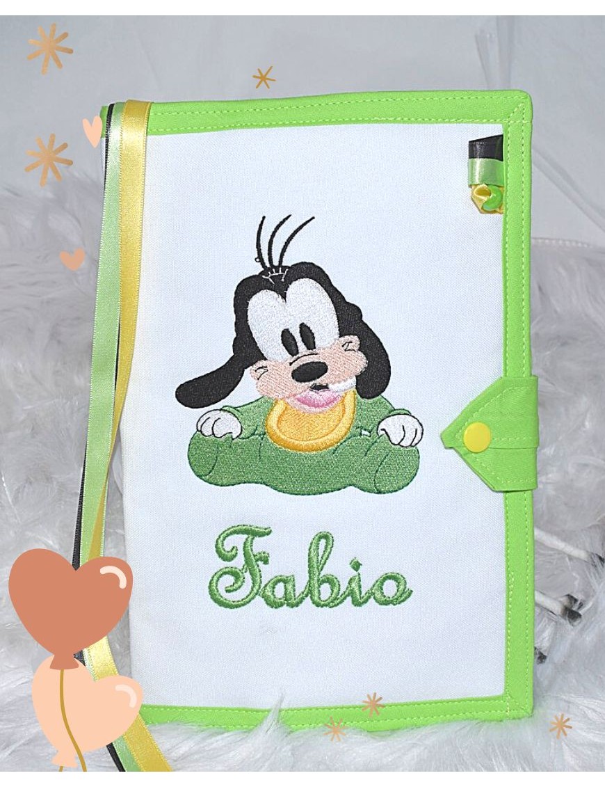 Protège carnet de santé personnalisé DINGO BABY