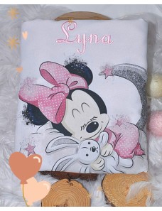 Couverture bébé personnalisée brodée avec prénom ou texte.