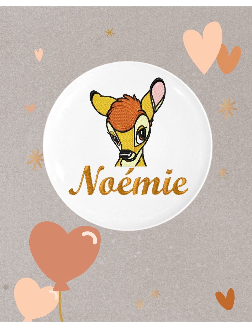 Assiette enfant personnalisée BAMBI