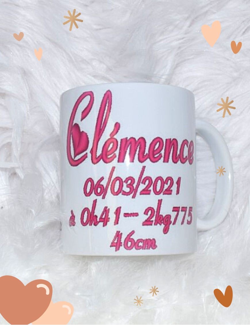 Mug message personnalisé