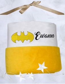 Couverture bébé personnalisée brodée avec prénom ou texte.