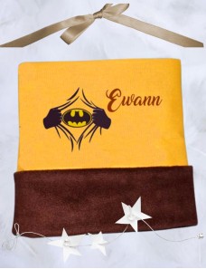 Couverture bébé personnalisée brodée avec prénom ou texte.