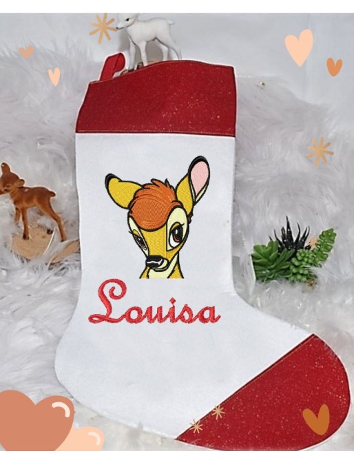 Botte de noël personnalisée BAMBI