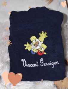 Peignoir adulte personnalisé SIMPSONS