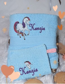 Serviette de douche ou de toilette CHEVAUX