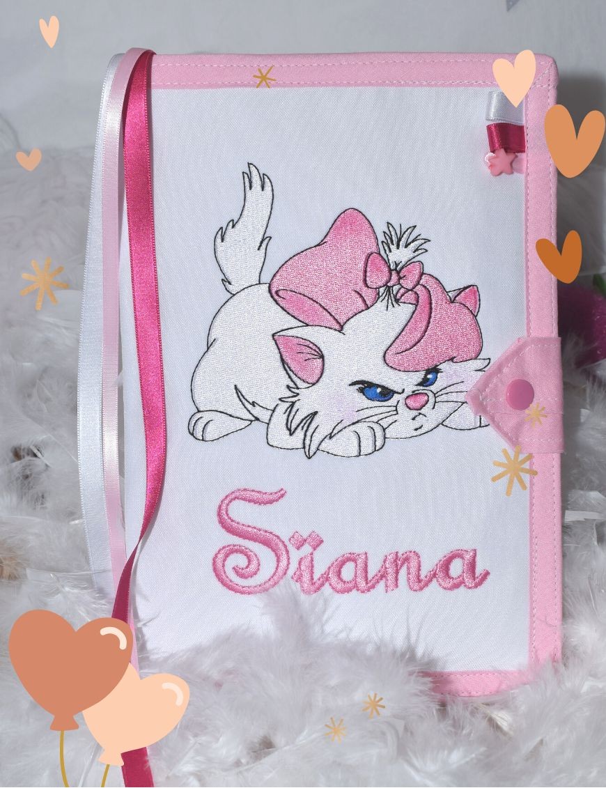 Protège Carnet De Santé Modèle Tropical - PVC Doux - Double Poche - Fabriqué En France