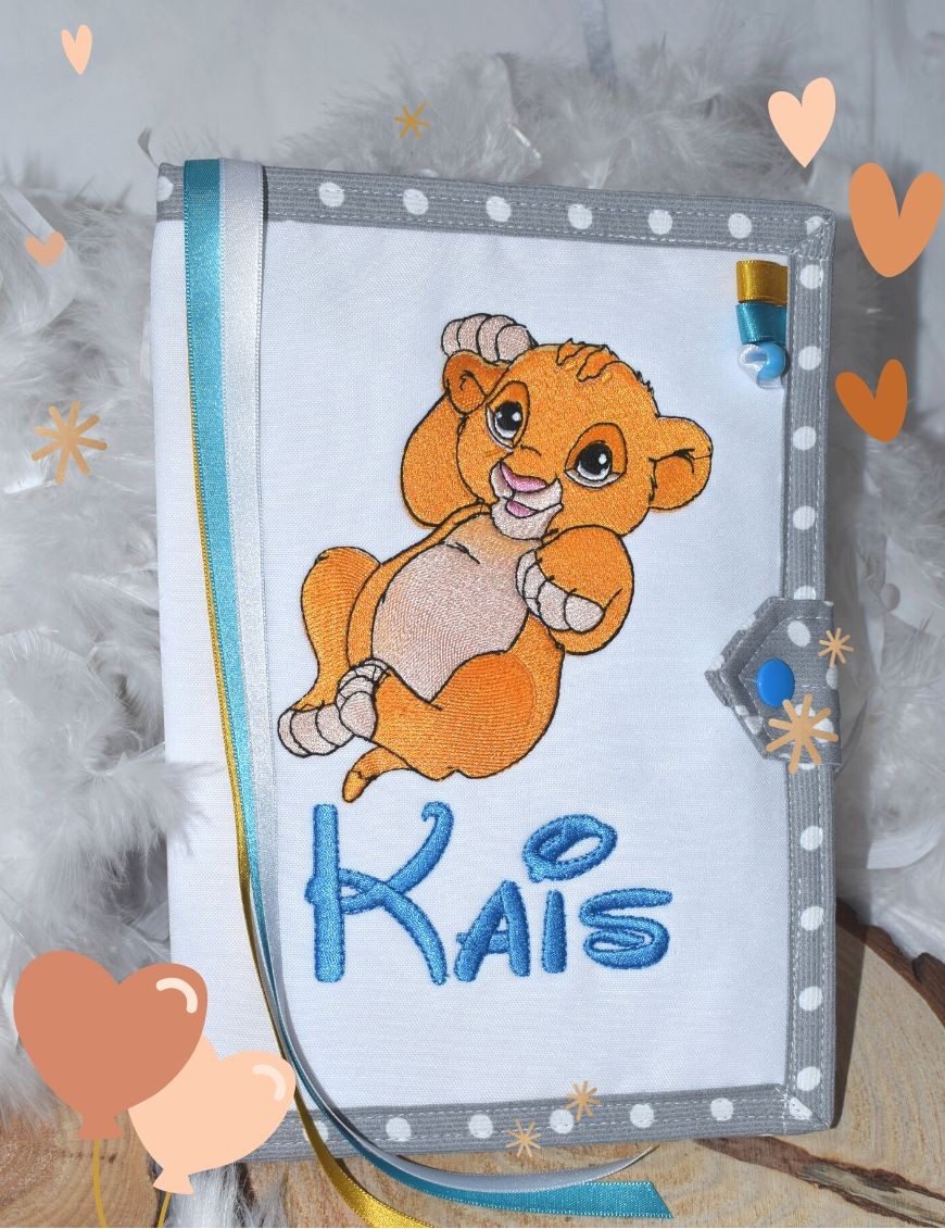Protège Carnet De Santé Personnalisé Brodé - Petits Jupons