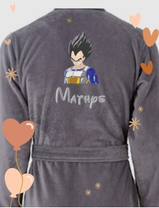 Peignoir adulte personnalisé VEGETA