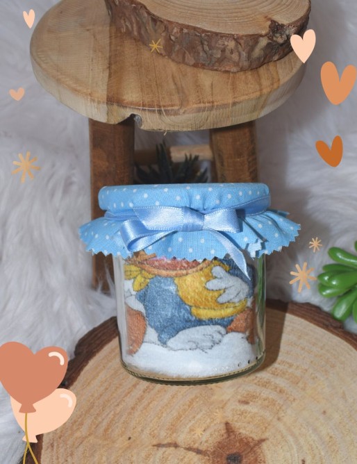 Doudou pot de confiture personnalisé DONALD