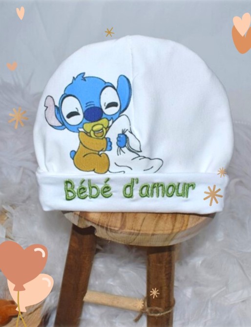 Bonnet bébé personnalisé NUNUBA