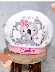 Bonnet bébé personnalisé KOALA