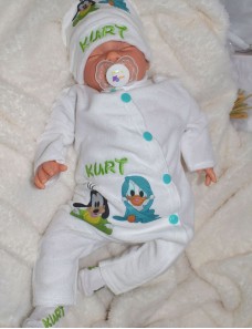 Pyjama bébé personnalisé DINGO ET DONALD