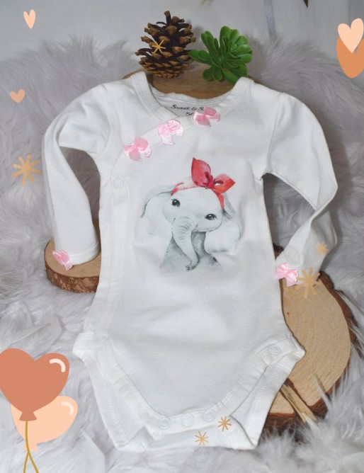 Body bébé personnalisé avec prénom et motif original Body bébé personnalisé avec prénom et motif original