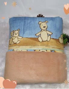 Couverture personnalisée TISSUS TEDDY BEARS