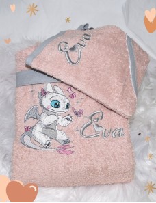 Peignoir Bébé et Enfant Personnalisé – Douceur et Broderie – KROKMOU