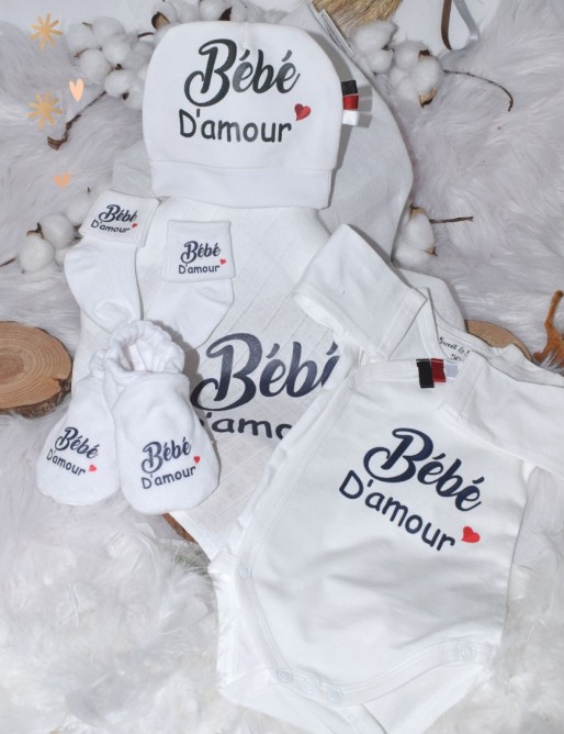 Coffret naissance BEBE D AMOUR personnalisé CCBBL