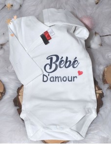 Coffret naissance BEBE D AMOUR personnalisé CCBBL