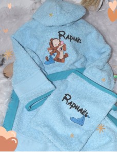 Peignoir de bain enfant personnalisé WINNIE