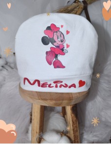 Bonnet bébé personnalisé MINNIE