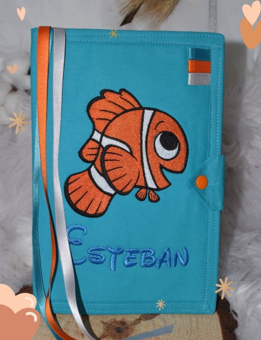 Protège carnet de santé personnalisé NEMO