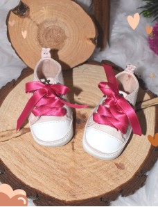 Chaussons bébé personnalisé LES PAPILLONS