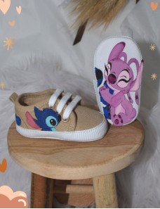 Chaussons bébé personnalisé STITCH UNIQUE