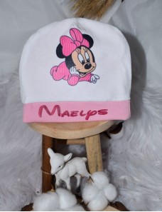 Bonnet bébé personnalisé MINNIE