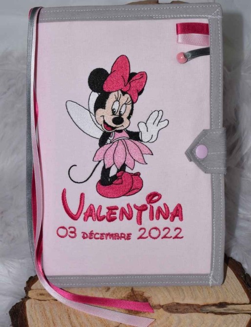 Protège carnet de santé personnalisé MINNIE FEE