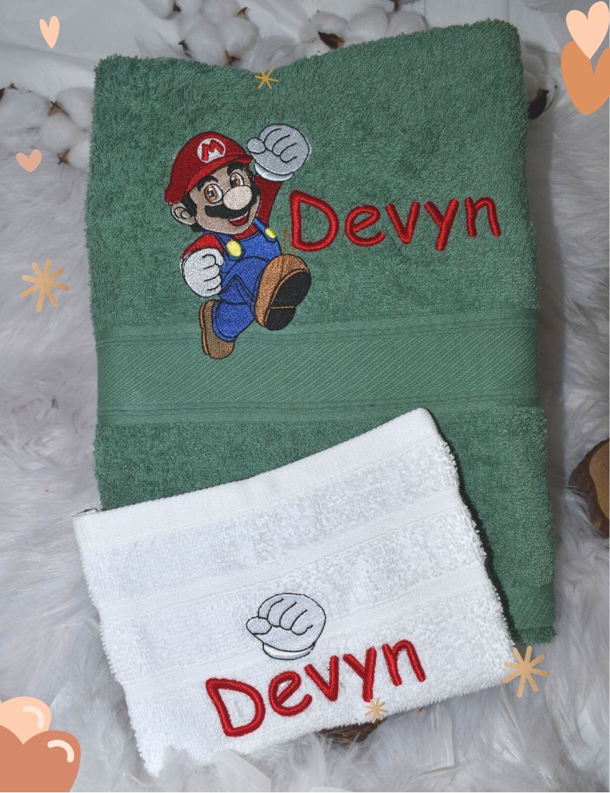 Serviette De Plage Super Mario Kart - 100% Coton, 70 X 140 Cm, Licence Officielle