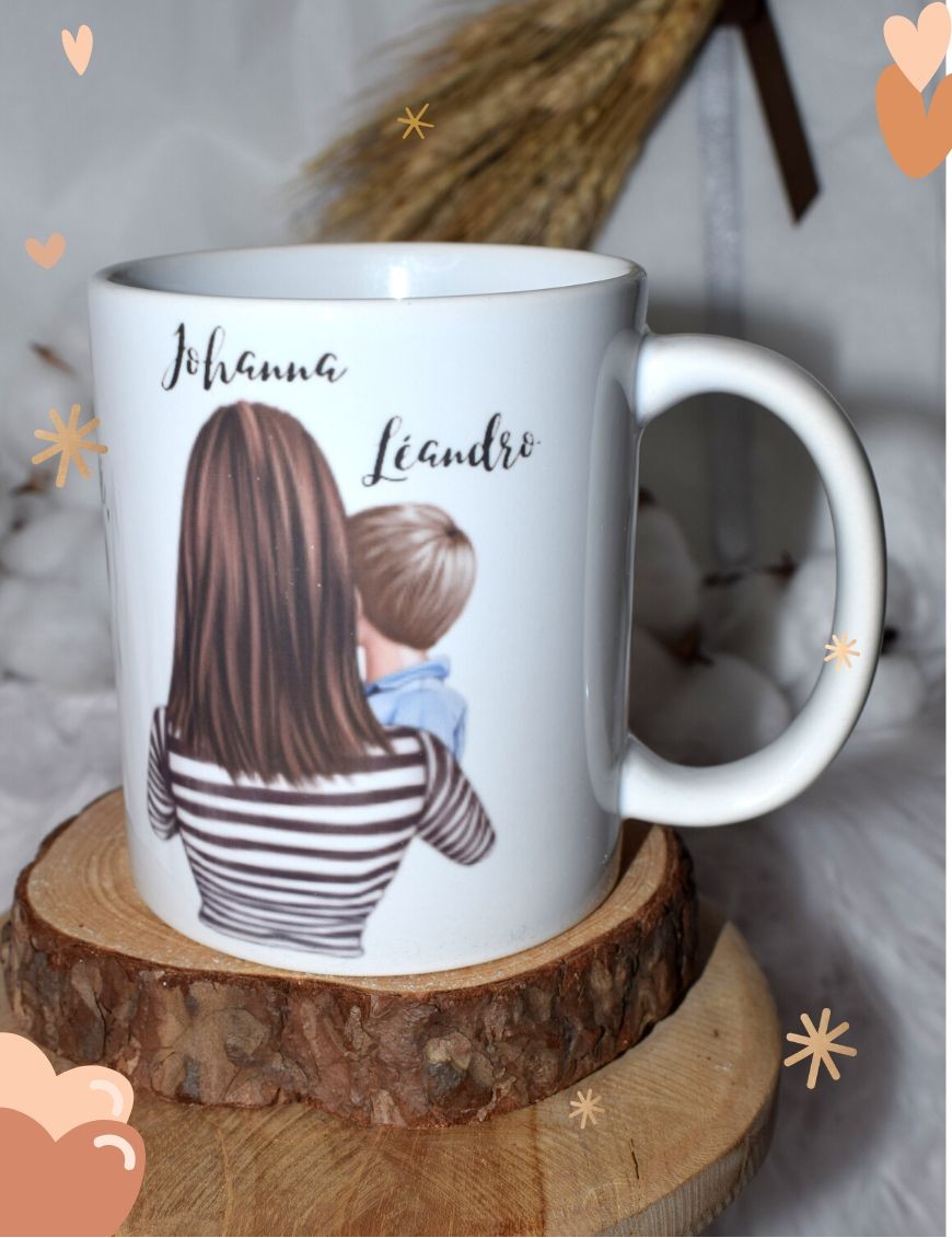 Mug personnalisé MAMAN ET SON ENFANT